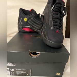 NWOT. Retro Jordan 14, Last Shot, size 10